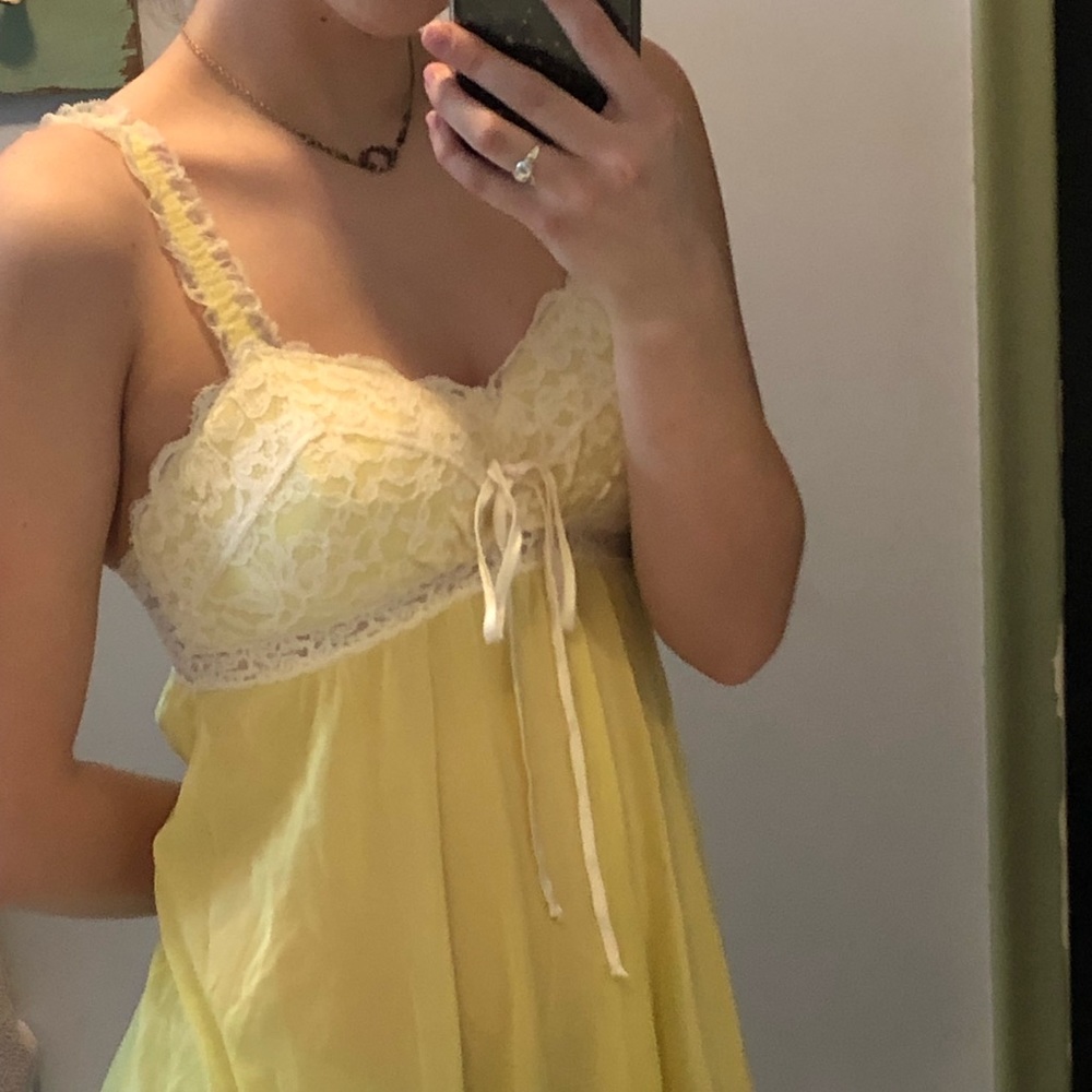 Vintage Yellow Nightgown